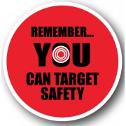 DuraStripe rond veiligheidsteken / REMEMBER YOU CAN TARGET SAFETY